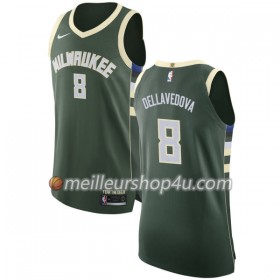 Maillot Basket Homme Milwaukee Bucks Matthew Dellavedova 8 Nike 2017-18 Vert Swingman